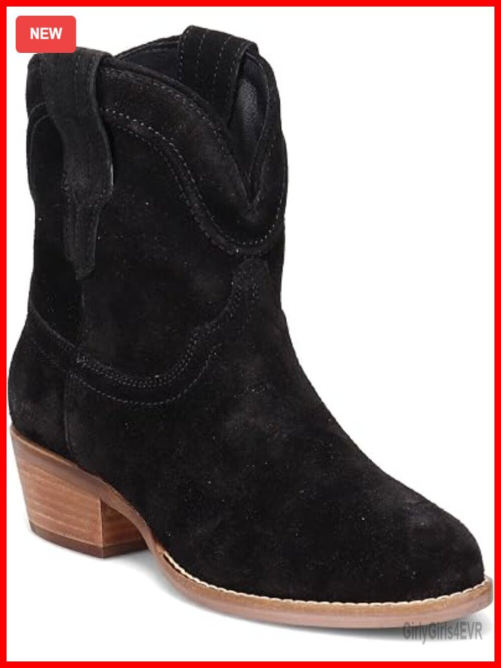 Suede Round Toe Pull On Casual Boots Ankle Low Heel